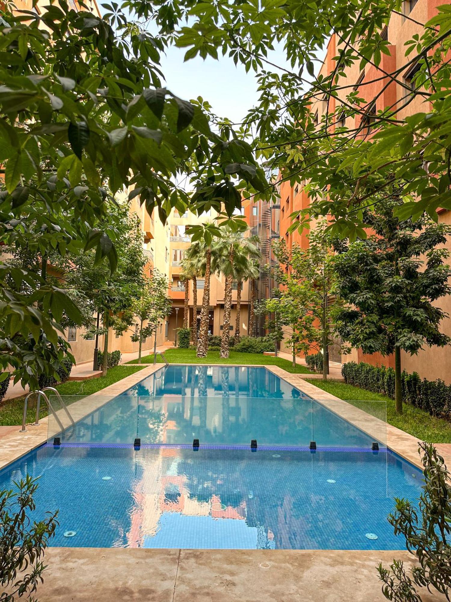 Condo In Marrakech With Pool Марракеш Экстерьер фото
