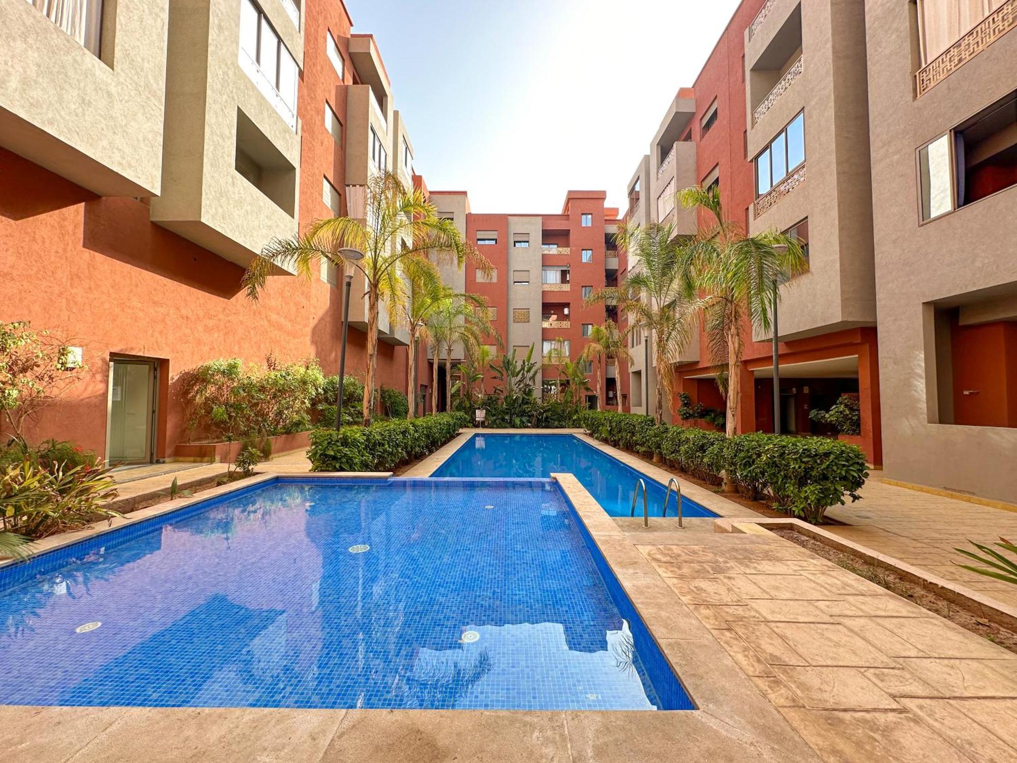 Condo In Marrakech With Pool Марракеш Экстерьер фото